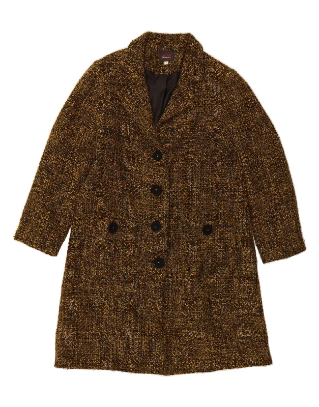 AVOCA Womens Overcoat US 4 Small Brown Polyester