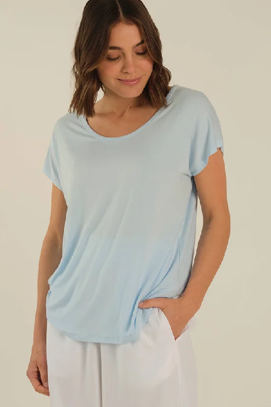 Eadie Top - Powder Blue