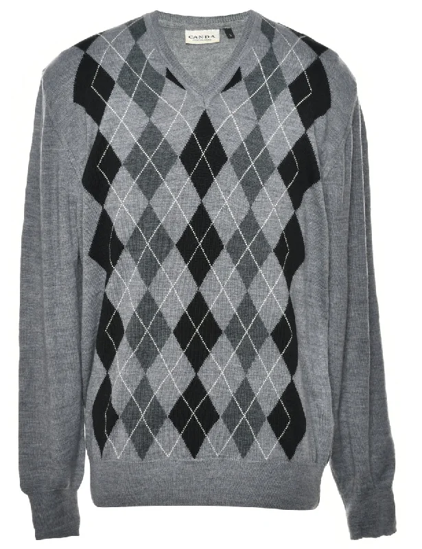 Argyle Jumper - L