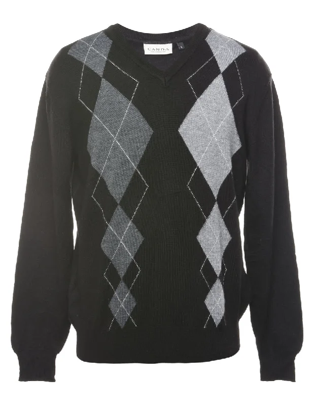 Argyle Jumper - L