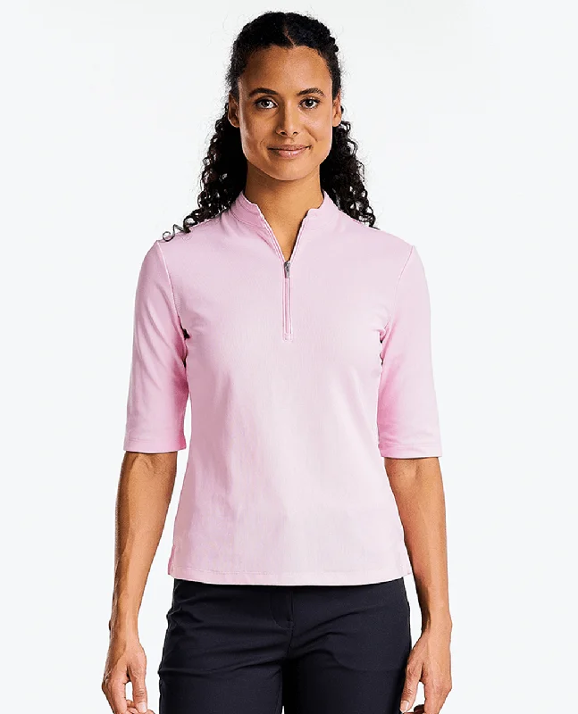 NIVO Noa Elbow Sleeve Polo 103 Quiet Pink