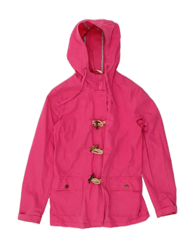 FAT FACE Womens Hooded Windbreaker Jacket UK 8 Small Pink