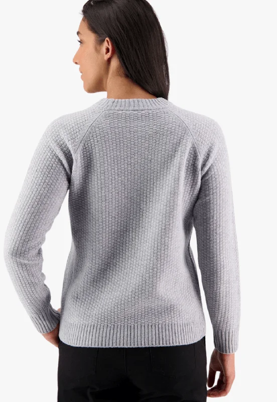 Swanndri Womens Hayes Park Waffle Knit Crew