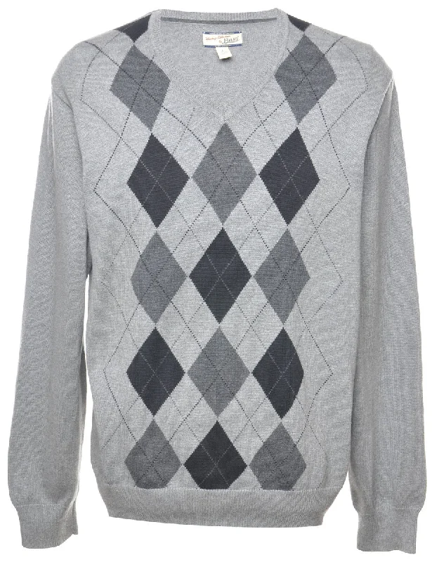 Argyle Jumper - L