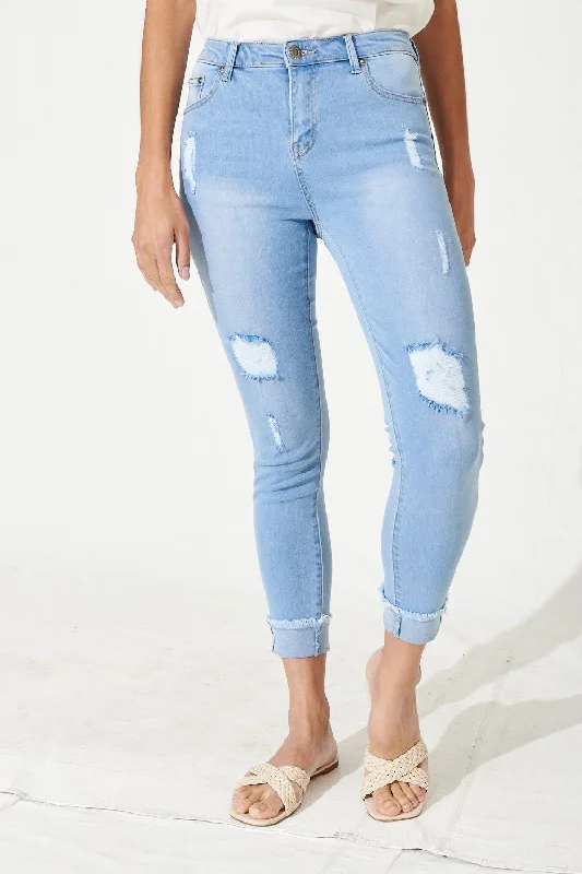 In Transit Jeans In Light Blue Denim