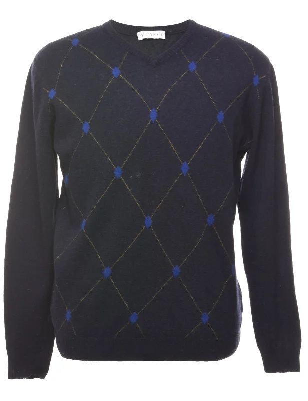 Argyle Jumper - L