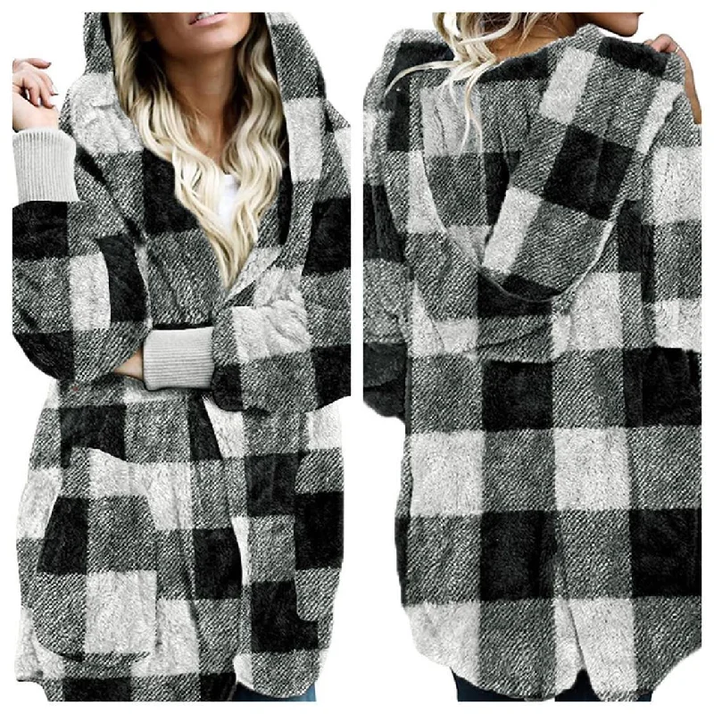 Shades of Grey Yummy Plush Hooded Shoat