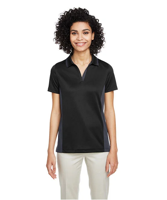 M386W - Harriton Ladies Flash Snag Protection Plus IL Colorblock Polo Shirt