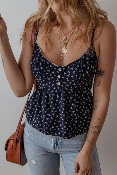 Tied Printed Cami