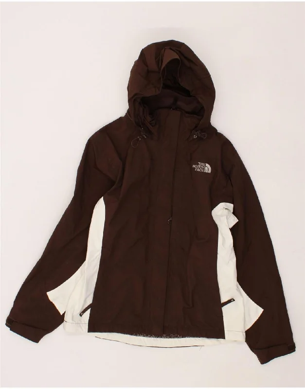 THE NORTH FACE Womens Dryvent Oversized Rain Jacket UK 10 Small Brown