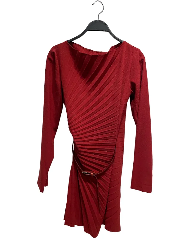 Maison Martin Margiela/LS Dress/Polyester/RED/