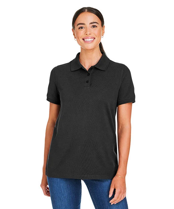 M205W - Harriton Ladies Valiant Cotton Snag Protect Polo Shirt