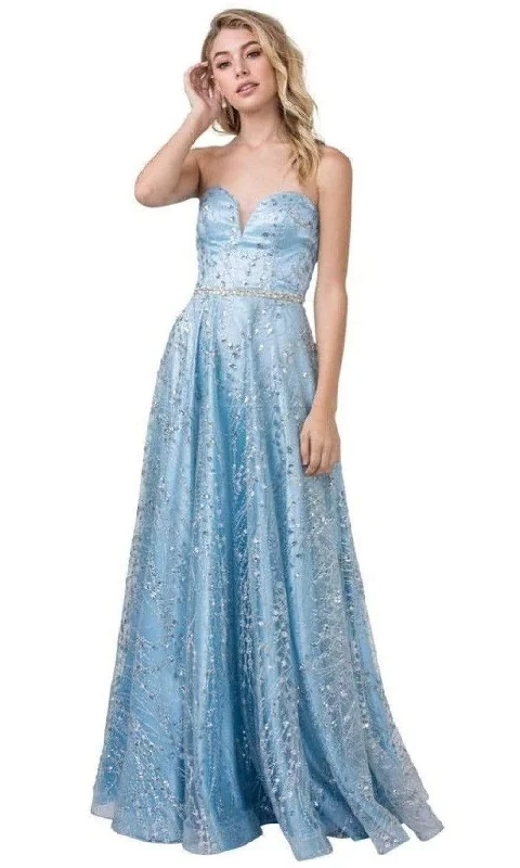 Aspeed Design - L2432 Sweetheart Beaded Evening Dress