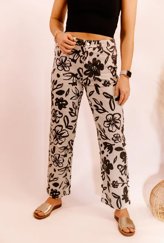 The Kim Floral High Waisted Pant