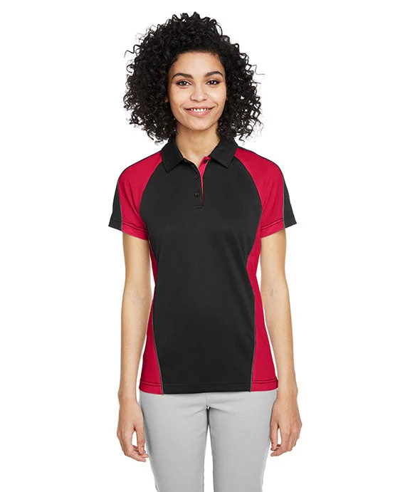 M385W - Harriton Ladies Advantage Snag Protection Plus IL Colorblock Polo Shirt