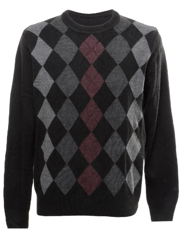 Argyle Jumper - M