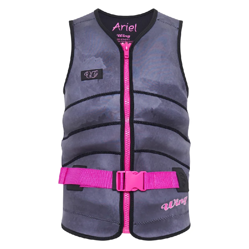 2025 Wing Ladies Ariel Vest L50S - Pink Ink