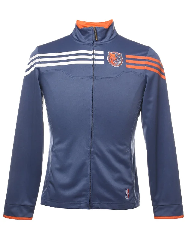 Adidas NBA Blue & Orange Track Top - M