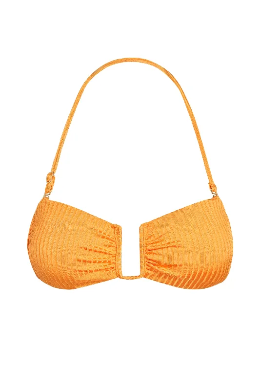 St. Martinique Bandeau - Clementine Wide Rib