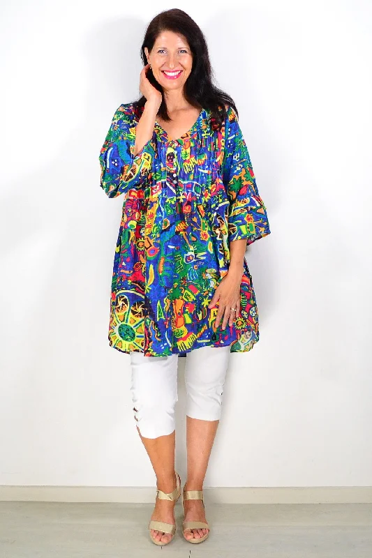 Summer Fun Ladies Tunic Top