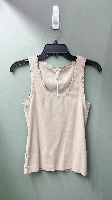 Dylan Buttery Soft Khaki Scoop Neck Tank