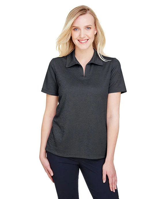 DG22W - Devon & Jones CrownLux Performance® Ladies Address Melange Polo Shirt