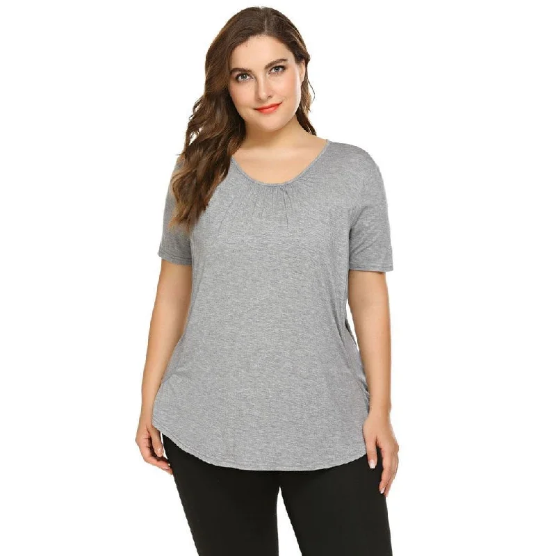 ANALUKE  Nursing Casual Short Sleeve T-shirt